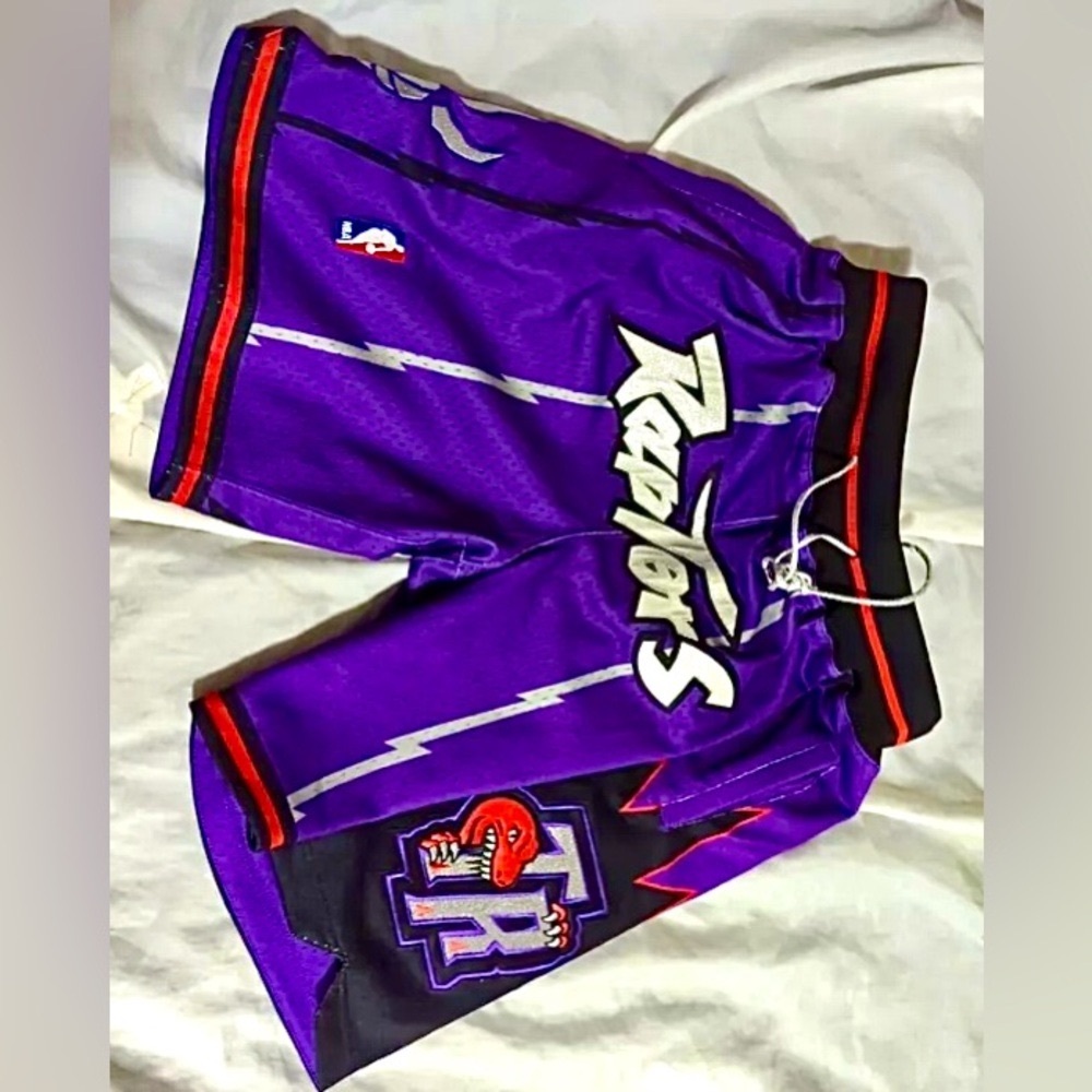 *AUTHENTIC* Mitchell & Ness x Just Don TORONTO RAPTORS 1998-99 Shorts